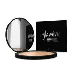 Glamino Midnight Choco Compact Powder, Flawless All Day Matte Powder, Conceals & Gives Radiant Skin (Peachy Tan)