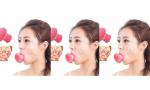 LISHER Jaw Face Neck Toning Exerciser for Women, Face Lift Skin Firming V Shape Double Chin Exerciser Instrument, Cute Portable Anti Wrinkle Mouth Exercise Face Slimming Trainer Tool (Pack of 3)
