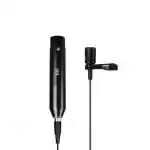 Black Dragon SYS-M5 XLR Collar Lavalier Microphone, Condenser Clip-on Mic for Audio Mixer, Recording Studio, YouTube Microphone