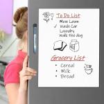 SCENTY Magnetic White Board Planner Sheet (43x33cm, Landscape)- Dry Erase Flexible Writing Film for Kitchen Fridge/Office/Metal (43 * 33)