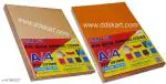 GMP A4 PVC Book Binding Sheet Sand Matte-Set (Orange)
