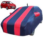MOCKHE Car Cover Compatible with Hyundai Grand I10 with Mirror & Antenna Pocket, Water Resistant, Triple Stitched, Grand I10 Car Cover- Navy Red