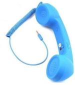 Benison India Blue Coco Phone Retro Radiation Protection Wired Receiver Headset