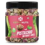 ARYIONUTS 100% Natural Premium Pistachios Without Shell | Super Crunchy & Delicious | Delicious & Healthy Snack (100gm) (Jar pack)