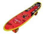 JJ JONEX Play Fiber Skateboard Meduim (Age 5-15 Year) (MYC) (Red, Yellow)
