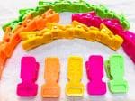 SHOPITECH 24 Pcs Rainbow Multi Purpose Heavy duty Pipe Cloth Clips