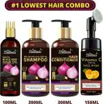 Phillauri Hair Care Kit, Hair Oil, Shampoo, Conditioner and Facewash Combo kit (4 Items in the set)