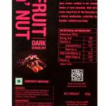 Amul Fruit & Nut Dark Chocolate 150 Gm (Pack of 4) + Air Tight Container