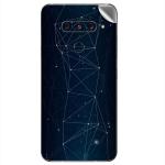 GADGETSWRAP Printed Vinyl Skin Sticker for LG V40 Thinq - Dark Network Connection