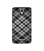 Casotec Black Stripes Pattern Design Printed Silicon Soft TPU Back Case Cover for Panasonic P50 Idol
