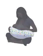 Vparents Blue Cotton Baby Feeding Pillow