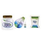 Sugar Fighter Stevia Powder 100 Gm, Drops 10 Ml , Tablets 100 (Pack of 3)