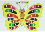 Clapjoy Educational And Learning Puzzle Tray Game - Alphabets - 3 Years And Up