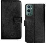 AmericHome OnePlus 9 Pro Black Rubber, Cloth, Artificial Leather Shock Proof Mobile Back Cover