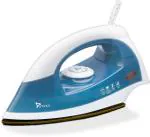 Syska SDI-200 1000 W Dry Iron With Golden American Heritage Soleplate,Teal