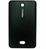 Imbi Black Fiber Back Panel For Nokia Asha 501