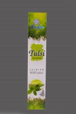 PASLAN Premium Tulsi Incense Sticks with Natural Ingredients & Fragrance, Soothing & Long-Lasting Aroma for Daily Puja, Prayer, Meditation, Yoga (Pack Of 14)