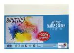 Brustro Off-White Artists Watercolour Paper 300 GSM A5- Cold Pressed 2 Packets (Each 24 Sheets)