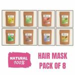 ORGASURE Amla, Reetha, Shikakai natural hair mask for hair conditioning combo pack