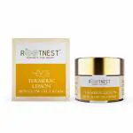 ROOTNEST Turmeric & Lemon Skin Glow Gel | Brightens & Evens Skin Tone | Natural & Ayurvedic Formula | For All Skin Types | 30g