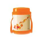 MILTON Vector 4 Stainless Steel Tiffin Box, 4 Containers, Orange