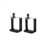Epriko-Tripod Clip Holder Clip for Mobile Camera Holder and Tripod Mount Holder Monopod Holder(Black, Set of 2)