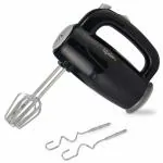 Lifelong LLHM01 150W Regalia Hand Mixer For Mixing Cake Batters, Atta |2 Beaters & 2 Dough Attachments | Black (1 Year Warranty)