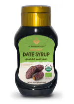 Al Barakah Organic Date Syrup, Green & White, 470 g