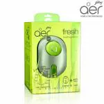 Godrej aer click | Car Freshener Kit | Car Perfume| Long-Lasting | Spill-proof | Fresh Lush Green (10g)