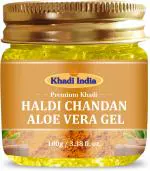 Premium Khadi Haldi Chandan Aloe Vera Gel, 100 G