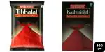 Everest Tikha Lal 500 Gm+ Everest Kashmiri Lal Mirch Powder 100 Gm| 600 Gm Combo Pack+ Spice Sprinkler