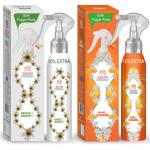 ST-JOHN Orange Rajanigandha & Nargis & Eucalyptus Air Freshener Spray for Home and Office With Trigger Pump 220 ml Pack of 2