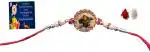 Kavim Kids RAKHI 23529 Gold Finish Rakhi Set (One cartoon caracter metal rakhi for Kids with Greeting card and Roli Chawl)