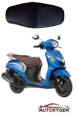 Autoxygen Bike Scooter Seat Cover For Yahama Fasino (Black) Auto Care Paint & Exterior Care