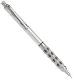 Pentel GraphGear 1000 0.3 MM Mechanical Drafting Pencil | Metal Clip With Retractable Mechanism | Dual Metal & Rubber Grip | Pack Of 1 | Silver & Brown (PG1013)