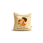 Paperholic Creations Sister Always a Friend Cushion Cover with Filler, 12