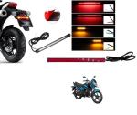 Kozdiko 48 SMD Flexible Led Strip Tail Light Bike Brake Light with Red and Yellow Color Turn Indicator Signals Light for Hero i Smart 110