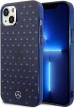 CG MOBILE Mercedes-Benz iPhone 14 Plus Case [Official Licensed] Transparent Star Pattern Protective Case/Cover Designed for iPhone 14 Plus (6.7-Inch) 2022 - Blue