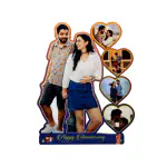 Gyffo Personalized Gift Frame With love customize photo (Size 12 Inch X 12 Inch) Tableware