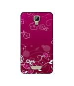 Casotec Pink Bulk Design Printed Silicon Soft TPU Back Case Cover for Gionee P7