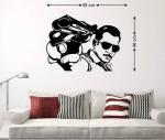 Lanstick Vinyl Multicolor Actor Salman Khan Image Self Adhesive Wall Sticker 24 inch