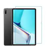 Lustree Huawei MatePad 11 Transparent Tempered Glass Scratch Proof and Bubble Free Screen Protector with Dry and Wet Wipe - 18 x 5 cm