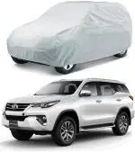CARNEST Car Cover For Toyota Fortuner (Without Mirror Pockets) (Silver, For 2014, 2015, 2016, 2017 Models)