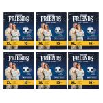 Friends Overnight Adult Diapers Tape Style - 60 Count (Extra Large) with odour lock and Anti-Bacterial Absorbent Core- Waist Size 29.53 - 62.99 Inch ; 75 - 160Cm