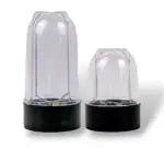 KITCHEN GALAXY Big jar and grinding blade flat blade with a versatile mixer jar (combo of 2) 300ml 500ml