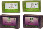 Khadi Herbal Natural Handmade Soap Combo, 125 Gm Each (Pack Of 4)