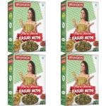 Wonder Mera Wala Kasturi Methi, Dried Fenugreek Leaves, Aromatic Kasuri Methi (100 g) (Pack of 4)