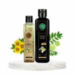 Oxi9 Black Shampoo With Conditioner 200ml & Oxi9 9 in 1 Absolute Replenishment Hair Oil 200ml