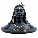 OPZET INDIA Adhiyogi Statue | Shiva Idol | Shiv ji Car Dashboard Idol, Black, 1 Piece(Resin)