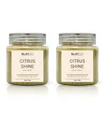 Slayzo Citrus Shine Plant Based Hair Powder Mix For Revitalizing Hair & Enhancing Shine 200 g (100g X 2 Pack)